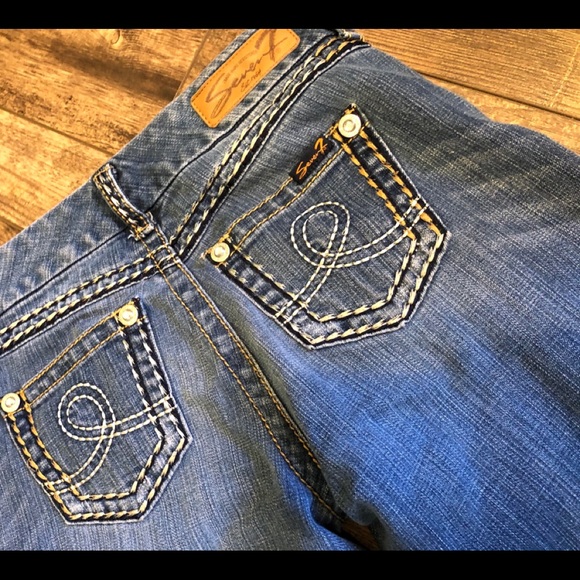 Seven 7 Brand Super Low Skinny Jeans - Picture 5 of 6